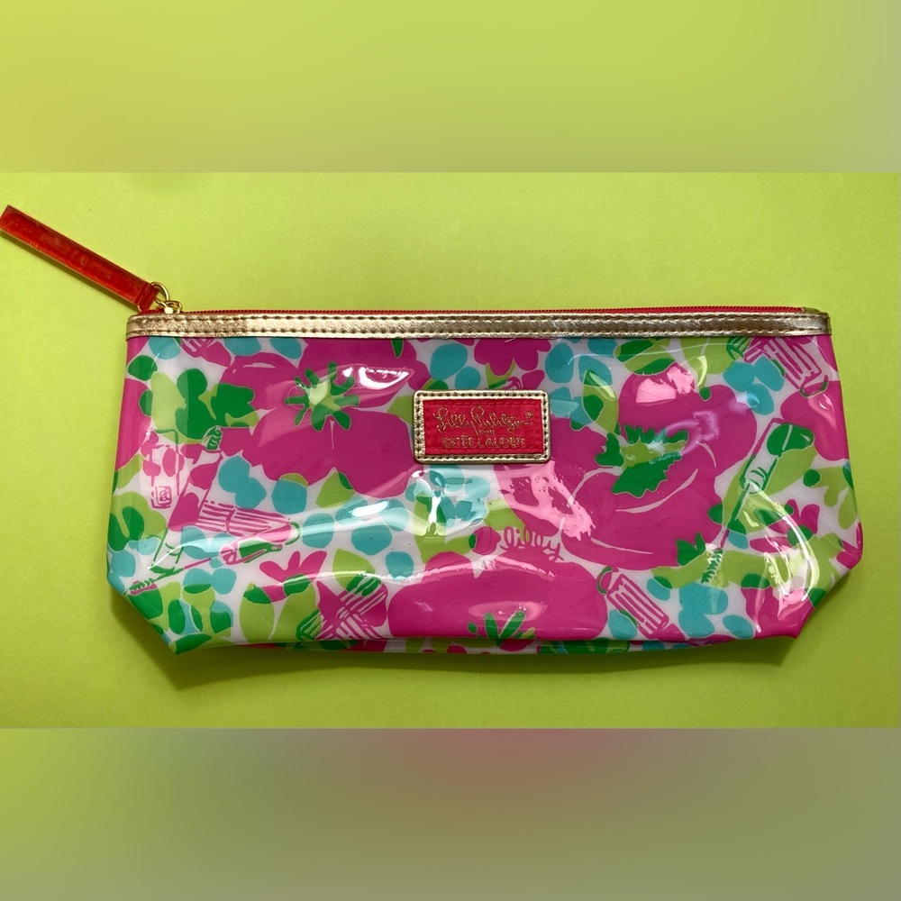 Lilly Pulitzer for Estée Lauder Vibrant Floral Cosmetic Bag
